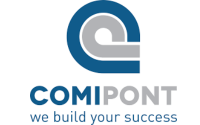 <b style="color:black;">COMIPOINT SPA</b><br><span style="font-size:12px; color:black;">Fabricant d'échafaudages et accessoires</span>